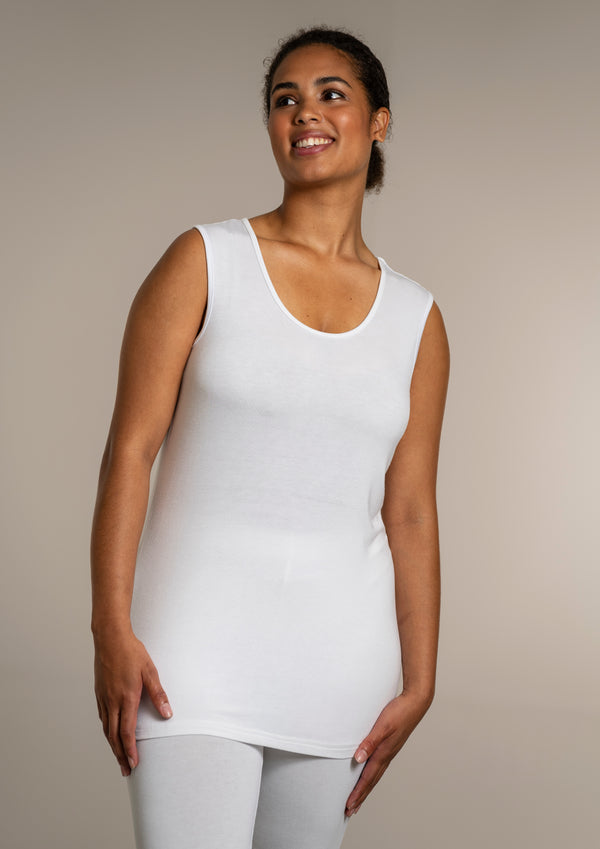 Singlet Amsterdam Kort Hvit